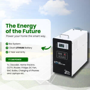 Solar Inverter Generator with Lithium Battery